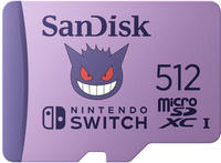 SANDISK Nintendo Switch R100/W90 microSDXC 512GB, UHS-I U3, Class 10