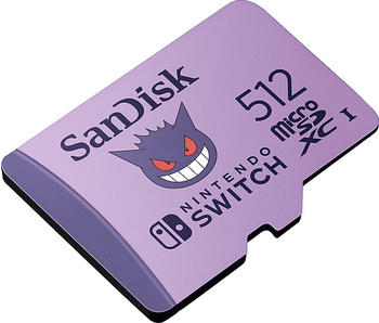 SanDisk Pokémon Gengar microSDXC 512GB – SanDisk Pokémon Gengar microSDXC 512GB für plattformübergreifende Medienproduktion