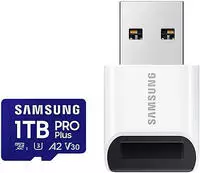 Samsung Speicherkarte "Pro Plus 1TB + USB-Kartenleser" (1000 GB UHS Class 3 180 MB/s