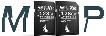 Angelbird AV Pro SD Card V30 128GB Match Pack für Nikon (2x) Angelbird AV Pro SD Card V30 128GB Match Pack für Nikon (2x)