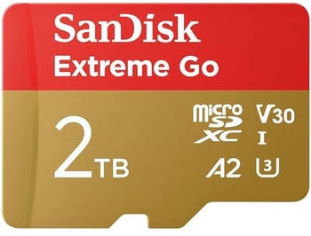 SanDisk Extreme Go A2 U3 V30 microSDXC 2 TB