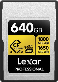 Lexar Gold Pro CFexpress 4.0 Typ A 1800MB/s 640GB