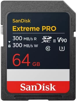 SanDisk Extreme PRO UHS II V90 300MB/s 64GB (SDSDXDM-064G-GN4IN)