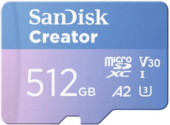 SanDisk Creator microSDXC 512GB