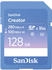 100 MB/s, 128 GB: SanDisk Creator SD-UHS-II