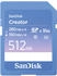 150 MB/s, 512 GB: SanDisk Creator SD-UHS-II