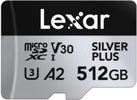 Lexar LMSSIPL512G-BNANG, Lexar Professional Silver Plus (512 GB, microSDXC, U3,