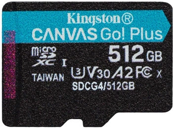 Kingston Canvas Go! Plus microSDXC Gen4 512GB