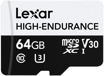 Lexar High-Endurance microSD UHS-I U3 64GB