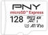 128 GB, 550 MB/s: PNY microSD Express