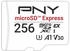 256 GB, 750 MB/s: PNY microSD Express