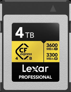 Lexar Gold Pro CFexpress 4.0 Typ B 3600MB/s 4TB