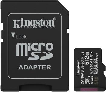 Kingston Canvas Select Plus microSDXC Gen3 512GB + Adapter