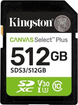 Kingston Canvas Select Plus Gen3 SD 512GB