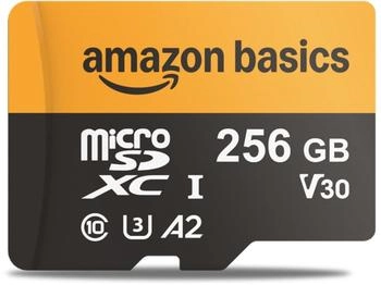 AmazonBasics microSDXC 200 Mbit/s A2 U3 256 GB