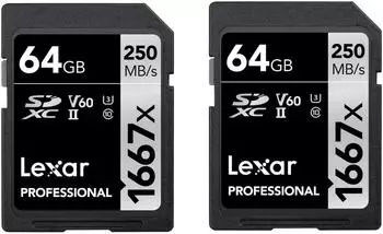 Lexar Professional 1667x SDXC 64GB 2x