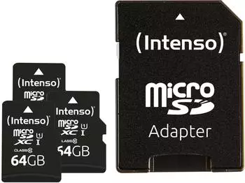 Intenso UHS-I Premium microSDXC 64GB 3x