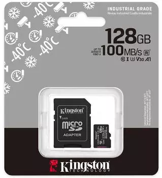 Kingston Industrial MicroSDXC (SDCIT2) 128GBSP – Kingston Industrial MicroSDXC (SDCIT2) 128GBSP für anspruchsvolle Aufnahmen