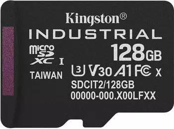 Kingston Industrial MicroSDXC (SDCIT2) 128GBSP – Zertifizierte Geschwindigkeit für professionelle Serienbilder