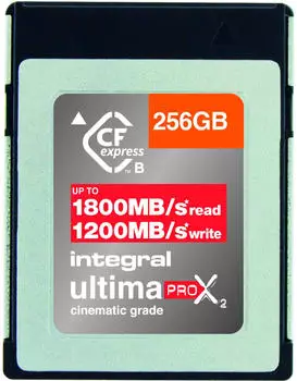 Integral UltimaPro X2 Cinematic Black CFexpress Type B 256GB