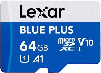 Lexar Blue Plus Series MicroSDXC 64GB
