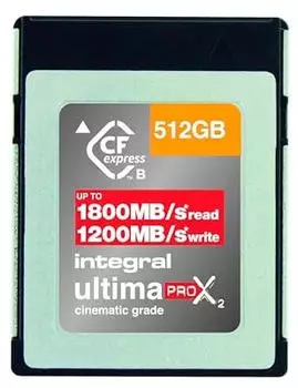 Integral UltimaPro X2 Cinematic Black CFexpress Type B 512GB