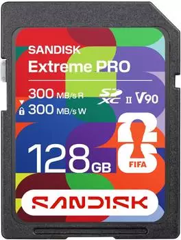 SanDisk 128GB SDXC UHS-II FIFA World Cup 2026 Edition