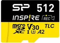 Speicherkarte Silicon Power Inspire 512 GB MicroSDXC V30 UHS-I U3 A2 4K + Adapter