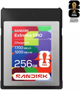 SanDisk Extreme Pro CFexpress 256GB FIFA World Cup 2026 Edition