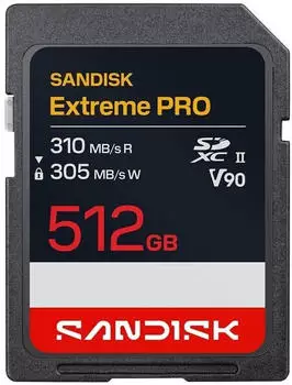 SanDisk SanDisk Extreme PRO V90 UHS-II SD 512GB