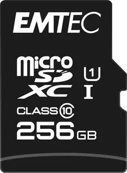 Emtec EliteGold microSDXC 256GB UHS-I U1 Class 10 (ECMSDM256GXC10GP)