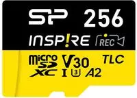 Speicherkarte Silicon Power Inspire 256 GB MicroSDXC V30 UHS-I U3 A2 4K +...