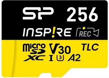 Silicon Power Inspire microSDXC 256GB UHS-I V30 (SP256GBSTXLA2V1NSP)