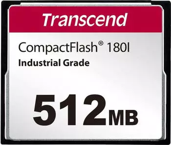 Transcend CF180I CompactFlash 512MB SLC, industriell (TS512MCF180I)