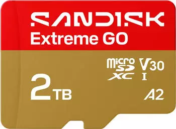 SanDisk Extreme GO microSDXC 2TB UHS-I, 240MB/s (SDSQXGN-2T00-GN6MN)