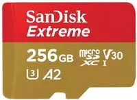 256 GB MicroSDXC Extreme 190MB/130MB card only - Extended Capacity SD (MicroSDHC
