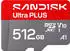 SanDisk Ultra Plus microSDXC 512GB UHS-I, 200MB/s, V10, A1, C10