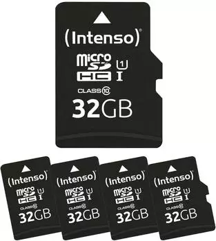 Intenso Premium Multipack microSD-Karte 5x 32GB UHS-I Class 10 (3423585)