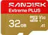SanDisk Extreme Plus microSDHC 32GB UHS-I V30 A1 100MB/s