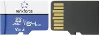 Renkforce RFmSD64 microSDXC-Karte 64 GB A1 Application Performance Class, v30...