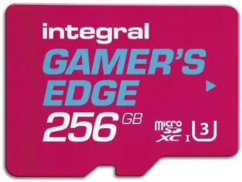 Integral Gamer's Edge microSD-Karte 256GB für Nintendo Switch (INMSDX256G10-100V30GE)