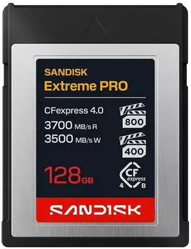 SanDisk Extreme PRO CFexpress 4.0 Type B - 128GB
