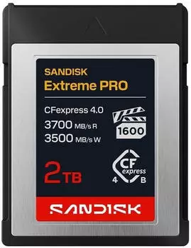 SanDisk Extreme PRO CFexpress 4.0 Type B - 2TB