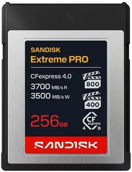 SanDisk Extreme PRO CFexpress 4.0 Type B - 256GB