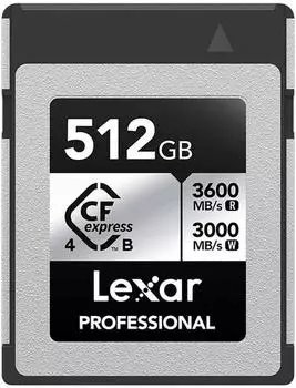Lexar Silver Pro CFexpress 4.0 Typ B 3600MB/s 512GB