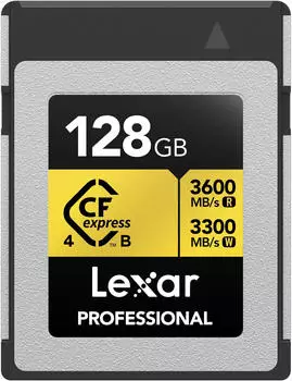 Lexar Gold Pro CFexpress 4.0 Typ B 3600MB/s 128GB