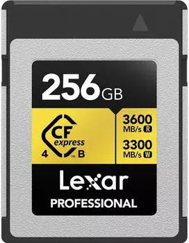 Lexar Gold Pro CFexpress 4.0 Typ B 3600MB/s 256GB
