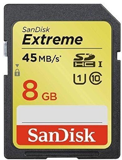 SanDisk Extreme HD Video SDHC 8GB Class 10 UHS-I (SDSDX-008G)