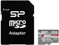 Silicon Power MicroSD Card 256GB UHS-1 CreatePro CR30M CL.10