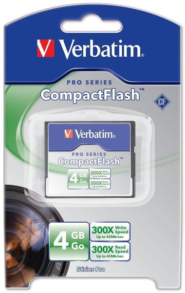 Verbatim Compact Flash PRO Series 4096 MB